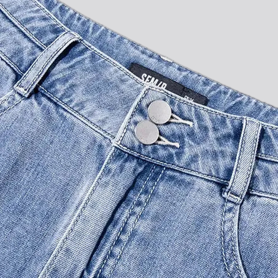Semir Women Denim Skirt High-Waisted Medium-Length Skirt Vintage 2024 New Arrival Summer Skirt Women