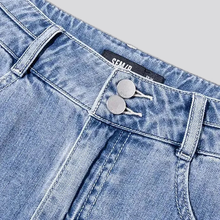Semir Women Denim Skirt High-Waisted Medium-Length Skirt Vintage 2024 New Arrival Summer Skirt Women