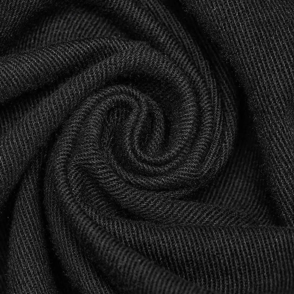 Gothic men's wide-leg jeans